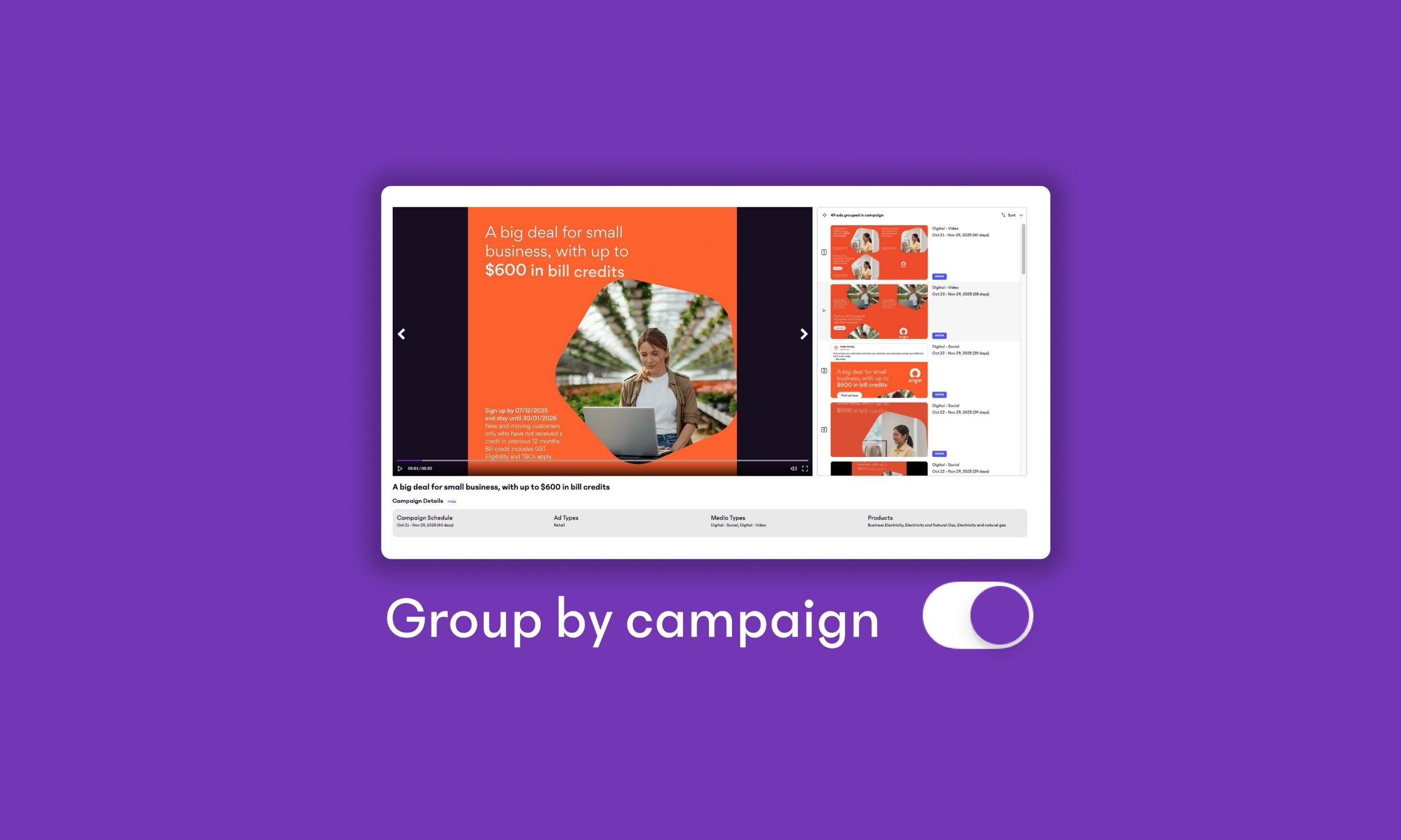 Introducing Campaign Grouping